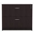  | Alera ALEVA513622ES Valencia Series 34 in. x 22.75 in. x 29.5 in. Legal/Letter-Size 2-Drawer Lateral File - Espresso image number 0