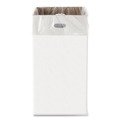 Trash & Waste Bins | Gritt Commercial GRI52040G10 40 Gallon Corrugated Cardboard Trash Can and Recycling Container, White, 10/Carton image number 1