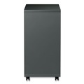 Office Carts & Stands | Alera ALEPBFFCH 14.96 in. x 19.29 in. x 27.75 in. 2 Legal/Letter-Size File Drawers Left or Right File Pedestal with Full-Length Pull - Charcoal image number 2