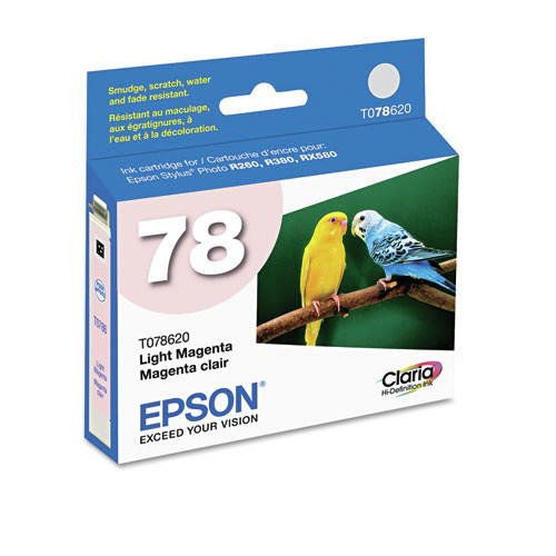 Ink & Toner | Epson T078620-S T078620-S (78) 430 Page-Yield Claria Ink - Light Magenta image number 0