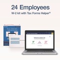Office Jansan | Adams 22904KIT W-2 Tax Form/envelope Kits, Six-Part Carbonless, 8.5 X 5.5, 2/page, (24) W-2s And (1) W-3, 24/sets image number 1