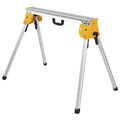 Miter Saw Accessories | Dewalt DWX725B 11 in. x 36 in. x 32 in. Heavy Duty Work Stand with Miter Saw Mounting Brackets - Silver/Yellow image number 1