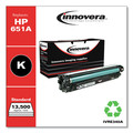 Innovera IVRE340A 16000 Page-Yield Remanufactured Replacement for HP 651A Toner - Black image number 2