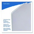  | Iceberg 31160 Clarity 72 in. x 36 in. Glass Dry Erase Board with Aluminum Trim - White Surface image number 6