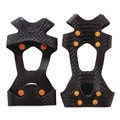 Fall Protection | Ergodyne 16753 Trex 6300 One Piece Slip-on Ice Cleats - Medium Black (1-Pair) image number 0
