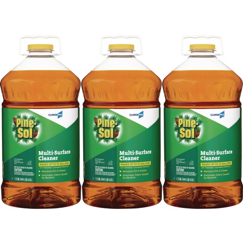 Cleaning & Janitorial Supplies | Pine-Sol 35418 144 oz. Multi-Surface Cleaner Disinfectant - Pine (3/Carton ) image number 0