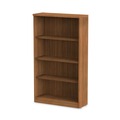  | Alera ALEVA635632WA 31.75 in. x 14 in. x 54.88 in. Valencia Series 4-Shelf Bookcase - Modern Walnut image number 1