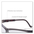 Eye Protection | Honeywell Uvex S3200 Genesis Wraparound Safety Glasses - Black Plastic Frame/Clear Lens image number 4