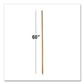 Office Jansan | Rubbermaid Commercial FG636100LAC 0.94 in. Diameter x 60 in. Wood Threaded-Tip Broom/Sweep Handle - Natural image number 3