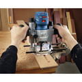 Compact Routers | Factory Reconditioned Bosch GKF125CEPK-RT Colt 120V 7 Amp Variable Speed 1/4 in. Corded Palm Router Combination Kit image number 15