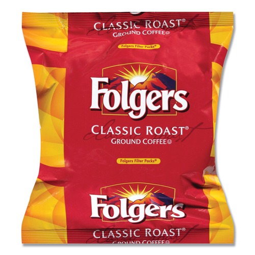 Just Launched | Folgers 2550006114 Classic Roast .9 oz. Coffee Filter Packs (160/Carton) image number 0