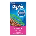 Food Service | Ziploc 315892 6.5 in. x 3.25 in. Seal Top Snack Bags - Clear (1080/Carton) image number 2