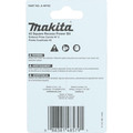 Bits and Bit Sets | Makita A-99792 Makita ImpactX #2 Square Recess in. Power Bit, 15/pk image number 3