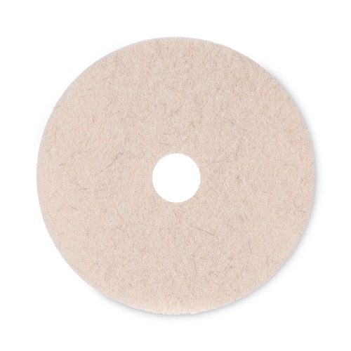 Cleaning & Janitorial Accessories | Boardwalk BWK4020NHE Natural Hog Hair 20 in. Diameter Burnishing Floor Pads (5-Piece/Carton) image number 0
