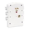 Surge Protectors | Innovera IVR71651 Wall Mount 6-Outlet 2160-Joule Surge Protector - White image number 1