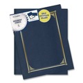 Office & Office Supplies | Geographics 45332H 12.5 x 9.75 Certificate/Document Cover - Navy Blue (6/Pack) image number 0