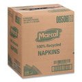 Office Jansan | Marcal 6506 11.4 in. x 12.5 in. 100% Recycled Luncheon Napkins - White (6/Carton) image number 5