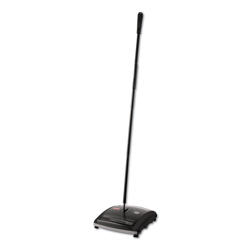 Cleaning & Janitorial Supplies | Rubbermaid Commercial FG421588BLA 44 in. Handle Brushless Mechanical Sweeper - Black/Yellow image number 0