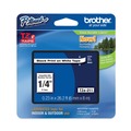 Bulk Savings Pricing 2 | Brother P-Touch TZE211 0.23 in. x 26.2 ft. TZe Standard Adhesive Laminated Labeling Tape - Black on White image number 0