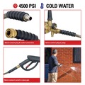 Presidents' Day Sale! Save $35 off $199 | Simpson MH10038QC 3/8 in. x 100 ft. 4,500 PSI Extension/Replacement Pressure Washer Monster Hose image number 3
