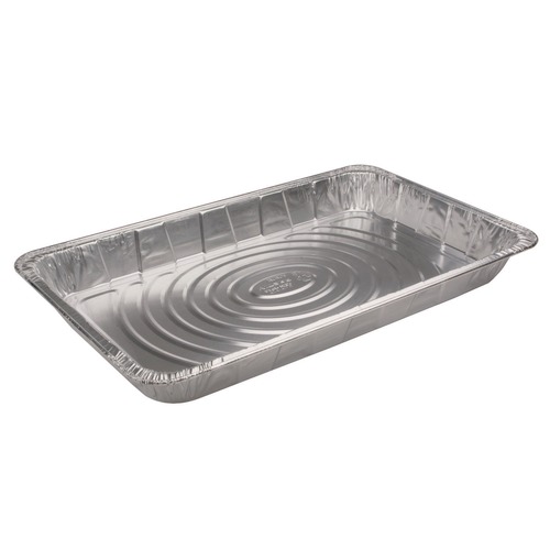 Food Trays, Containers, and Lids | Pactiv Corp. Y6120XH 19.6 x 11.6 2.2 in. Full-Size Medium Deep Aluminum Steam Table Pan (40/Carton) image number 0