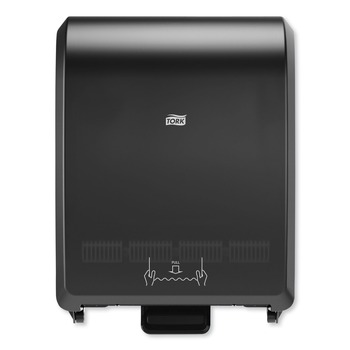 Tork 12.32 in. x 9.32 in. x 15.95 in. Mechanical Hand Towel Roll Dispenser for H71 System - Black