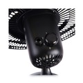 Floor Fans | Alera ALEFANP16B 120V 0.37 Amp 3-Speed 16 in. Pedestal Stand Fan - Black image number 1