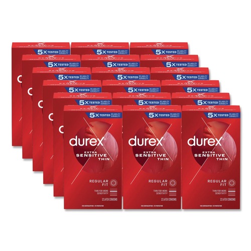 Labor Day Sale! Save $30 off $199! | Lysol 02340-30271 Extra Sensitive Condom - Natural (18/Carton) image number 0