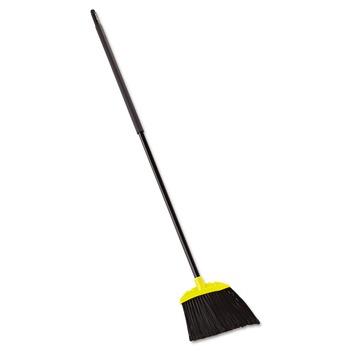 Rubbermaid Commercial Jumbo Smooth Sweep 46 in. Handle Angled Broom - Black/Yellow