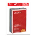 Office Jansan | Universal UNV35616 100 Sheet Lined 4 in. x 6 in. Self-Stick Note Pads - Assorted Pastel Colors (5/Pack) image number 2