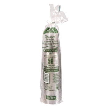 Dart TP7 Ultra Clear 7 oz. PET Cold Cups (50/Pack)