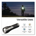 Work Lights | GoGreen Power GG-113-01-3T LED Tactical Flashlight, 3 AAA Batteries (Included), Silver image number 3