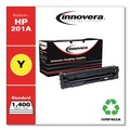 Ink & Toner | Factory Reconditioned Innovera IVRF402A 1400 Page-Yield Remanufactured Toner - Yellow image number 1