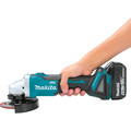 Cut Off Grinders | Makita XAG04T 18V LXT Lithium-Ion Brushless Cordless 4-1/2 in. / 5 in. Cut-Off/Angle Grinder Kit (5.0Ah) image number 2