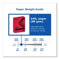 Cleaning & Janitorial Supplies | PrintWorks Professional 00105 8.5 in. x 11 in. 24 lbs. Text Weight Color Paper - Red (1-Ream) image number 1