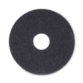  | Boardwalk BWK4013BLA 13 in. Diameter Stripping Floor Pads - Black (5/Carton) image number 0