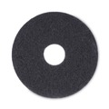  | Boardwalk BWK4013BLA 13 in. Diameter Stripping Floor Pads - Black (5/Carton) image number 0