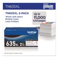 Ink & Toner | Brother TN635XL2PK 7,500 Page-Yield High-Yield Toner - Black (2/Pack) image number 1
