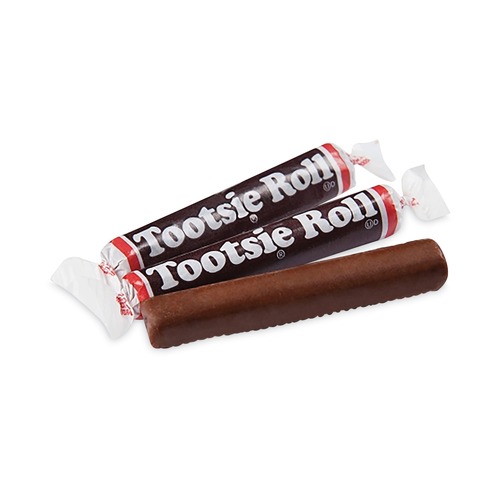 Snacks | Tootsie Roll 793650 6.75 lbs. Tub Individually Wrapped Rolls Chewy Candy image number 0