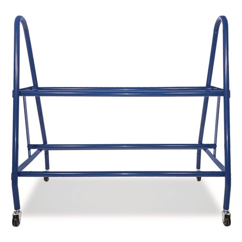 Utility Carts | Champion Sports BRC12 17.5 in. x 38 in. x 35.75 in. 132 lb Capacity Heavy-Duty Deluxe Ball Cart - Blue image number 0
