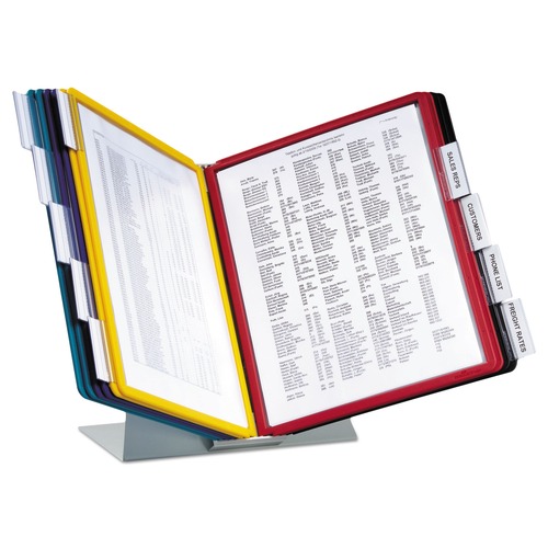Office Jansan | Durable 536000 10 Panels VARIO Reference Desktop System - Assorted Borders and Panels image number 0