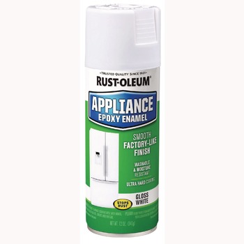 Rust-Oleum Specialty Appliance Epoxy Spray Paint, Gloss White, 12 oz Aerosol Can, 6/Carton