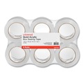 Office Jansan | Universal UNV73000 Quiet Acrylic 1.88 in. x 3 in. x 110 yds. Box Sealing Tape - Clear (6/Pack) image number 1