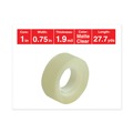 Office Jansan | Universal UNV83412 0.75 in. x 83.33 ft. 1 in. Core Invisible Tape - Clear (12/Pack) image number 4