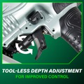  | Metabo HPT NR90AES1M 21-Degree 3-1/2 in. Plastic Collated Framing Nailer image number 8