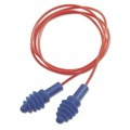 Ear Plugs | Uvex DPAS-30R AirSoft Multiple-Use Earplugs - Red Polycord, Blue (100/Box) image number 0