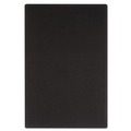Office Jansan | Quartet 7683BK 36 in. x 24 in. Oval Office Fabric Bulletin Board - Black image number 1