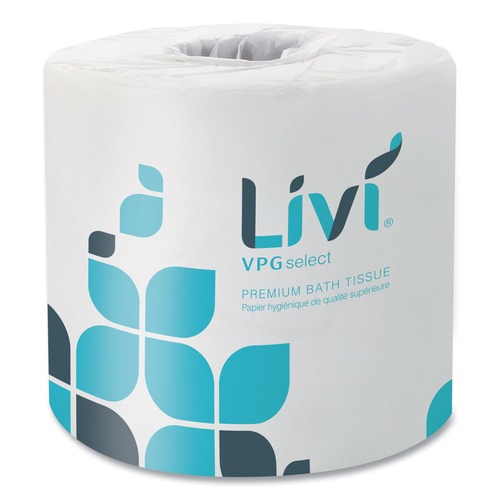 Cleaning & Janitorial Supplies | Livi VPG Select 21556 2-Ply Bath Tissue - White (1-Carton) image number 0