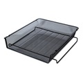 Office Jansan | Universal UNV20004 Deluxe Mesh Stackable Front Load Tray - Letter Size Files, Black image number 0