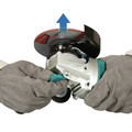 Angle Grinders | Makita XAG25Z 18V LXT Brushless Lithium-Ion 4-1/2 in. / 5 in. Cordless X-LOCK Angle Grinder with AFT (Tool Only) image number 3